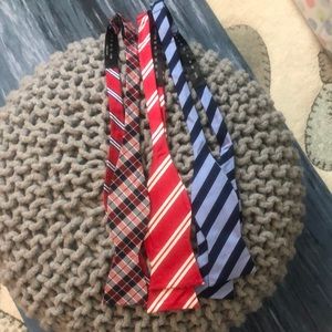 Set of 3 Bow Ties. 2 Tommy Hilfiger and 1 Countess Mara
